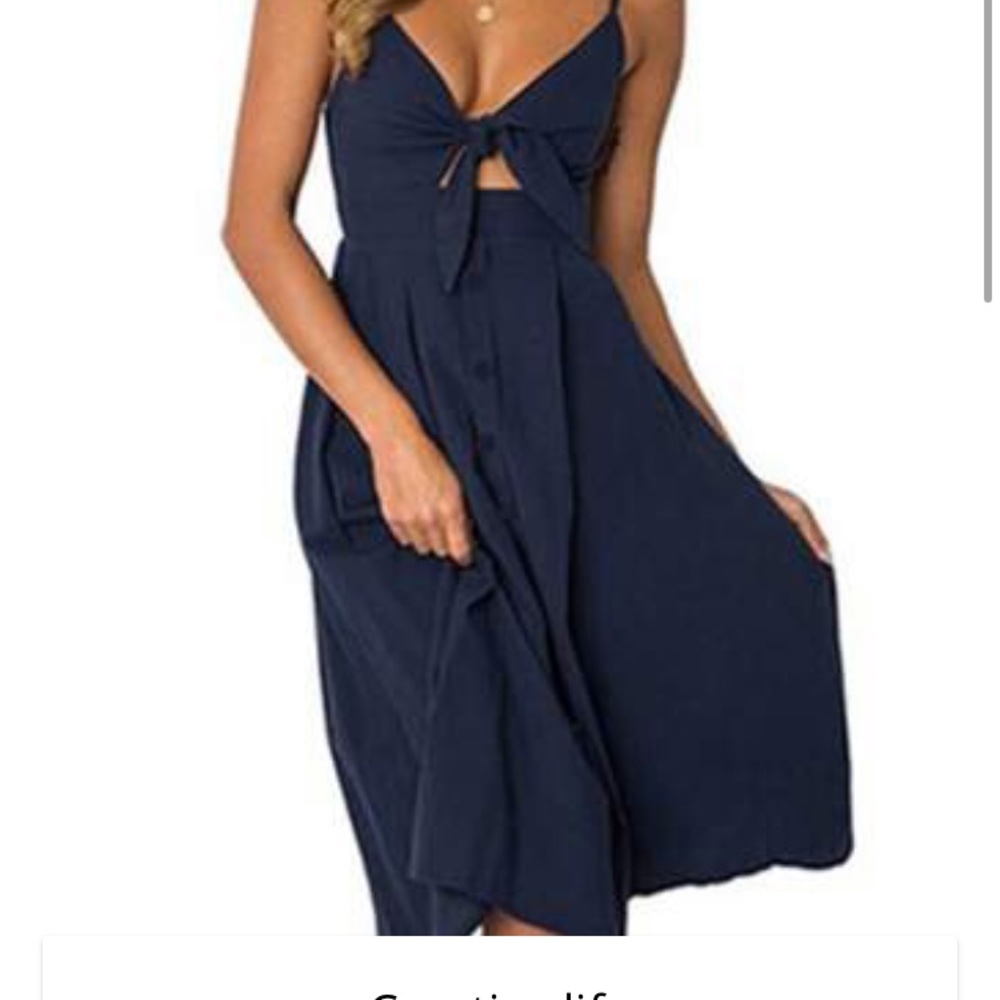 Navy dress never worn